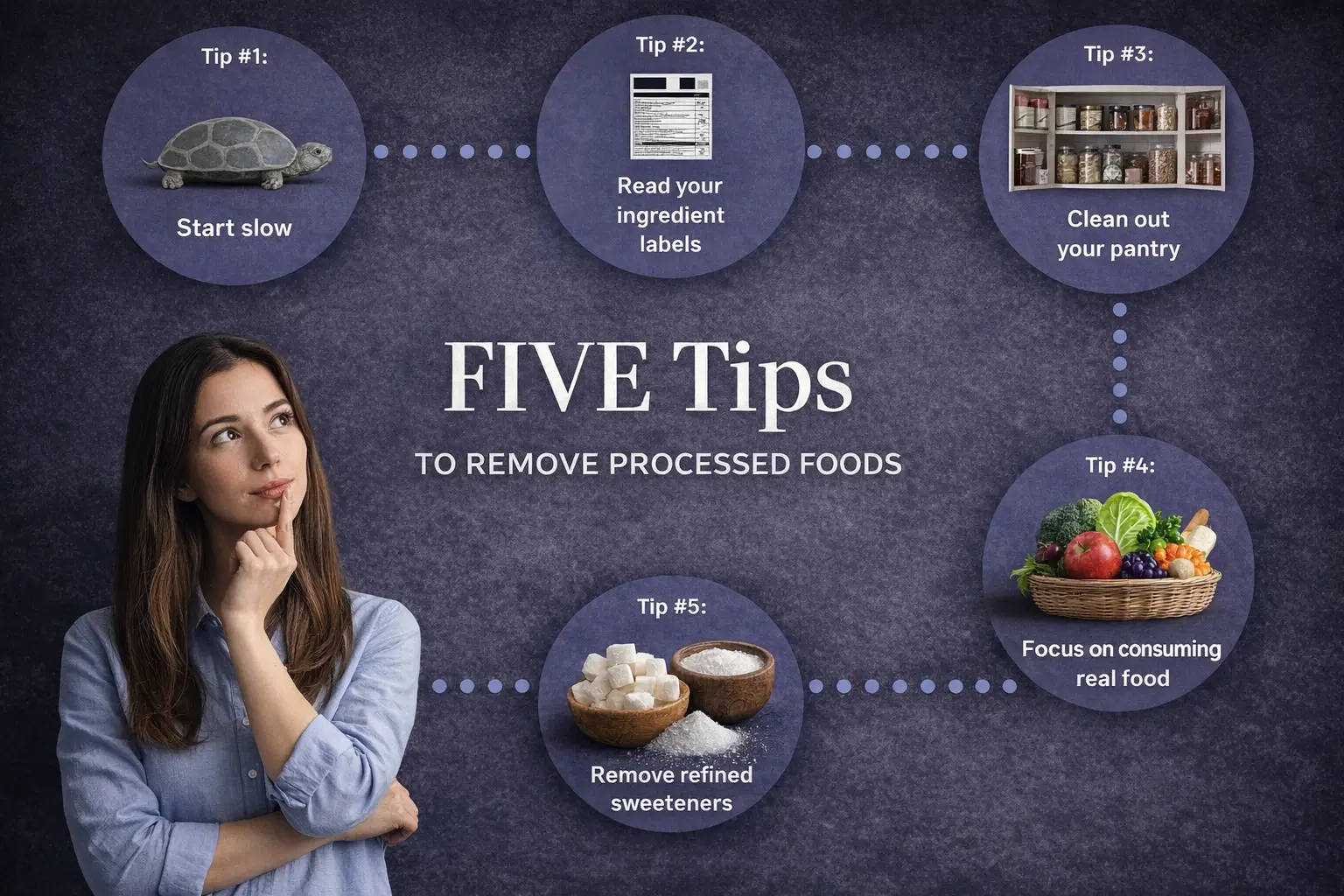 five tips to remove processed foods
