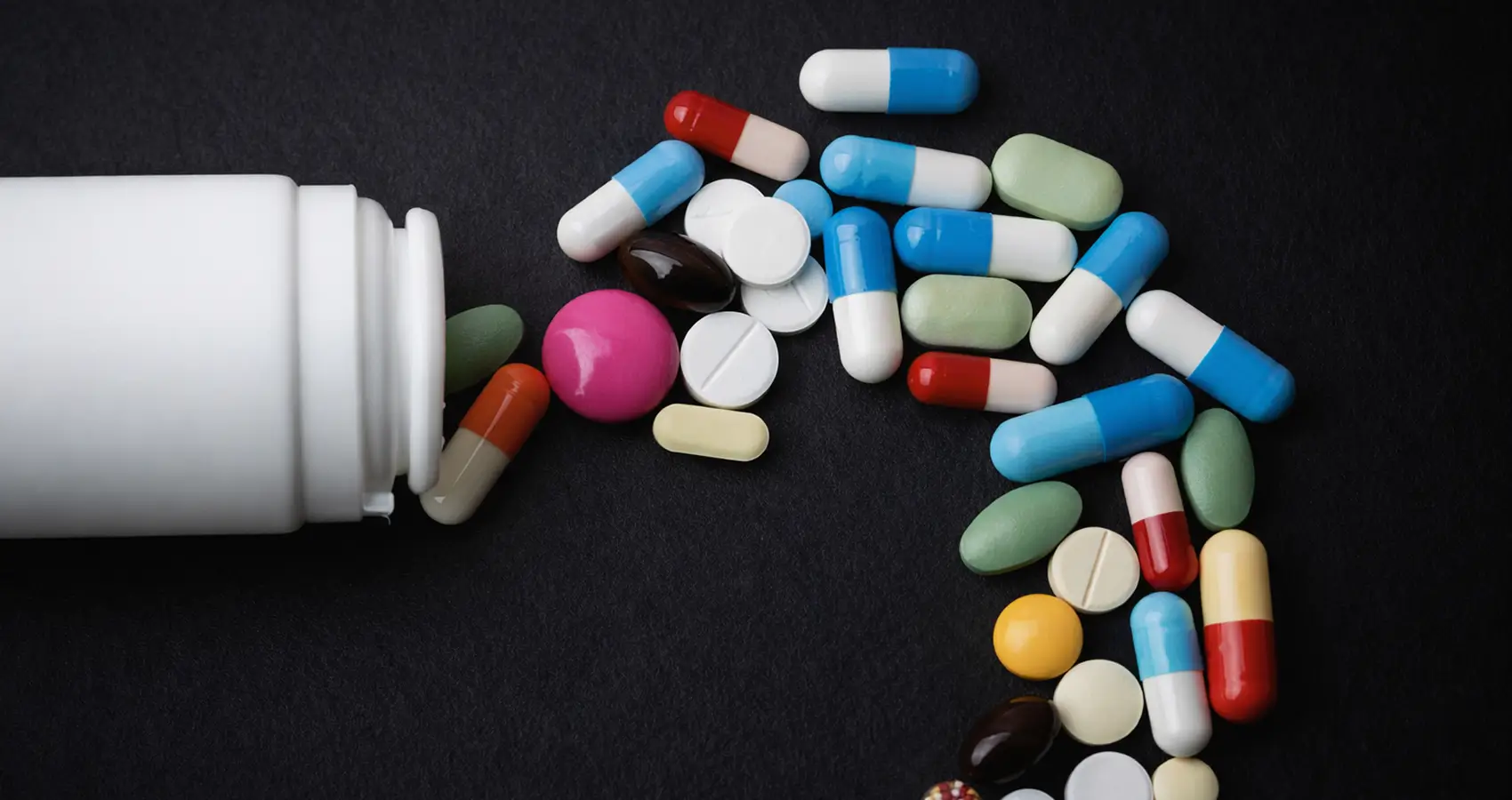 Fertility supplements forming question mark