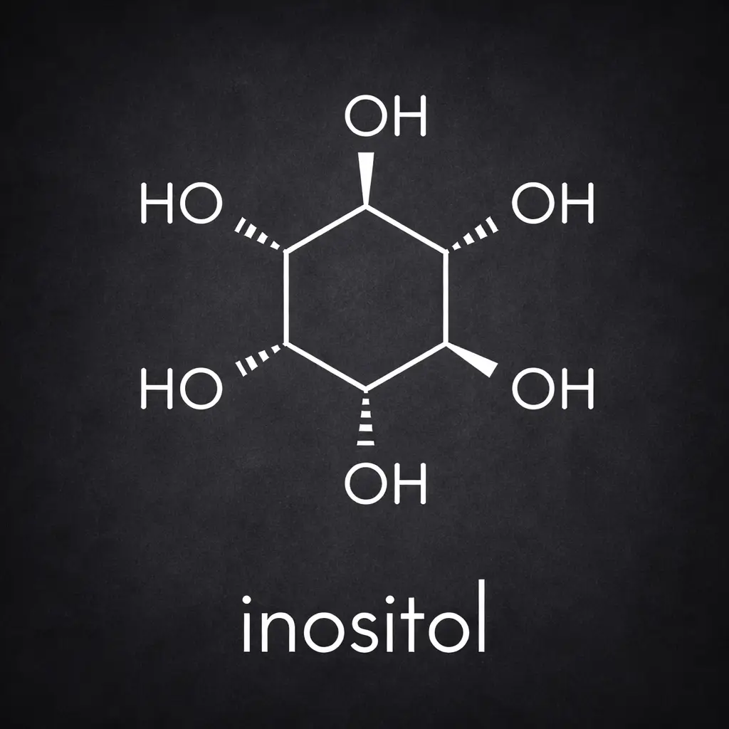 Chemical structure of inositol as a supplement for PCOS