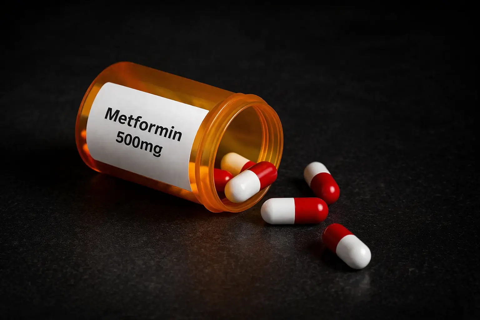 Metformin pill bottle as a treatment for PCOS