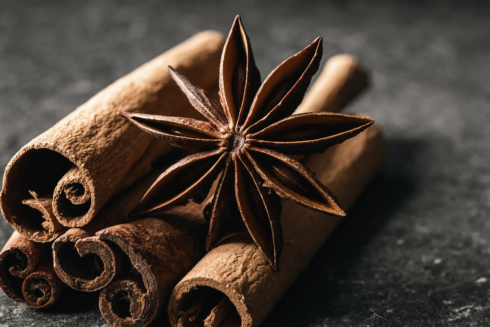 Bundle of cinnamon sticks for PCOS